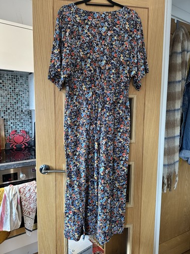 Next floral neck jumpsuit - floral, v-neck