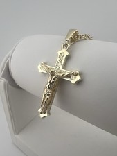 Solid 9ct Yellow Gold Cross