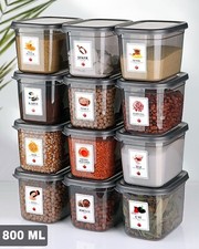 12 x Spices Containers-Food