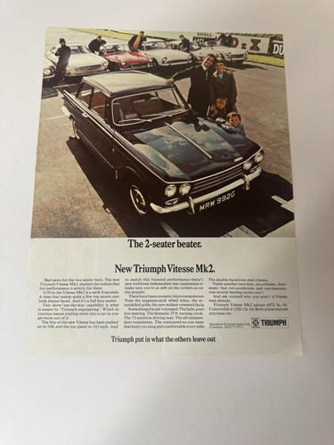 Original vintage 1968 triumph - original,
