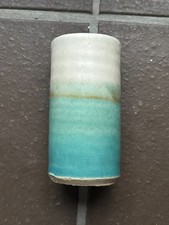 Jacqueline Clark, Devoran Studio Pottery, Cornwall cylinder Bud Vase.