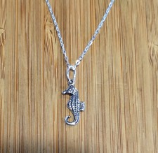 Sterling Silver Seahorse