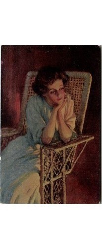 Gibson girl era postcard - era,