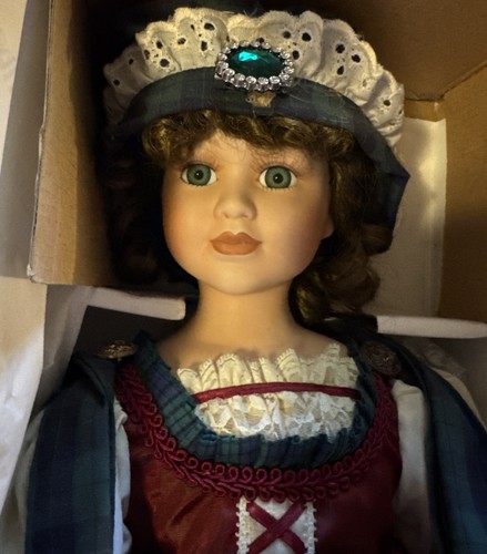 Porcelain doll flora - doll, "flora