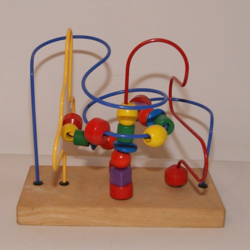 Wooden bead maze - wooden, sensory