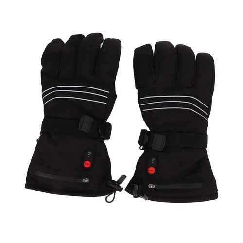 Heated ski gloves waterproof - heated,
