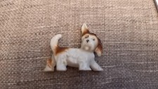 Mini Porcelain Dog Figurine