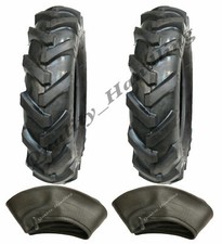 2 - 400-8 cleated tyres. open
