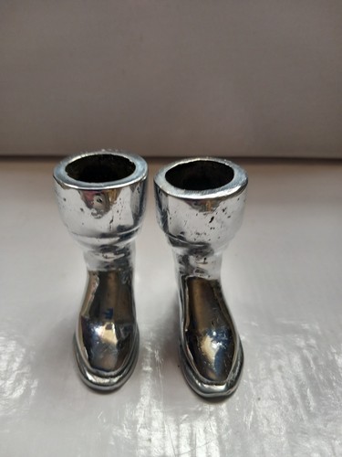 Pair silver coloured - a,