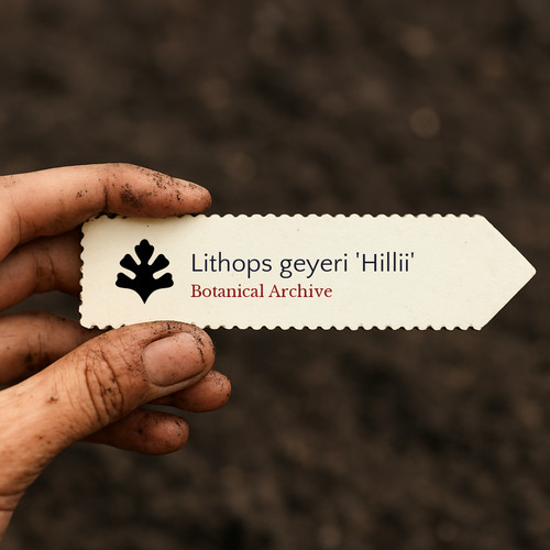 Lithops geyeri hillii - 'hillii', |