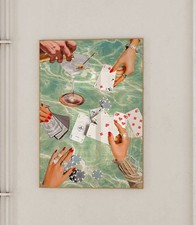 Vintage Playing Cards Wall