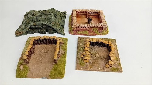 Terrain wargame painted - mm,