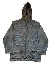 Barbour A875 Classic Durham Hooded Vintage Waxed Jacket Mens C44/112CM
