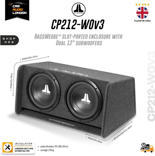 Audio cp212 w0v3 dual - jl, cp212-w0v3