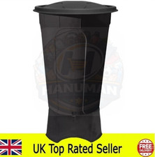 Black 210 Liter Plastic Water