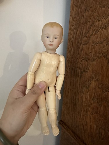 Vinatge procelain small doll - procelain,