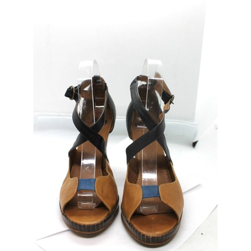 Solea leather platform strappy - leather,