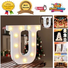 Elegant LED Marquee Letter U -