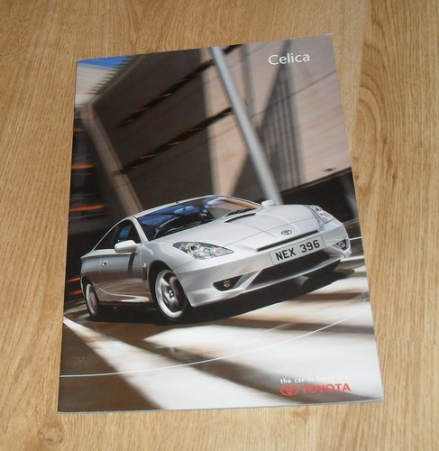 Toyota celica coupe brochure - toyota,