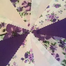 Fabric  bunting.Vintage