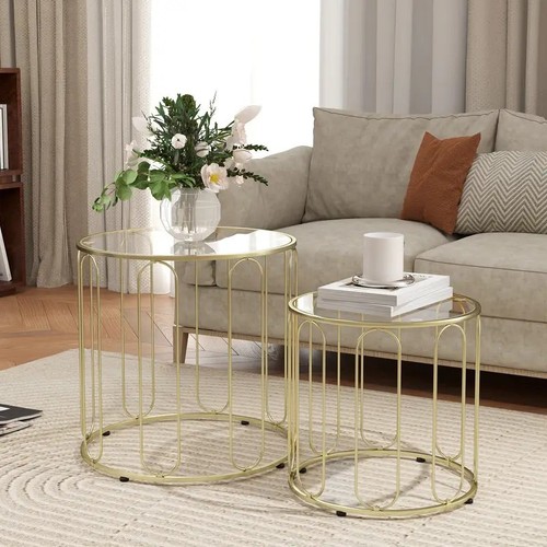 Homcom coffee table set 2 - homcom, of