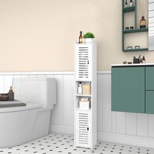 Bathroom Storage Cabinet Floor Standing Display Cabinet Home Storage AIIKTOTA