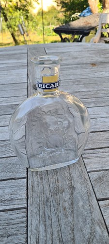 Ricard glass carafe bottle - ricard,