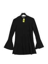 Zara Jumper Midi Dress S in Black