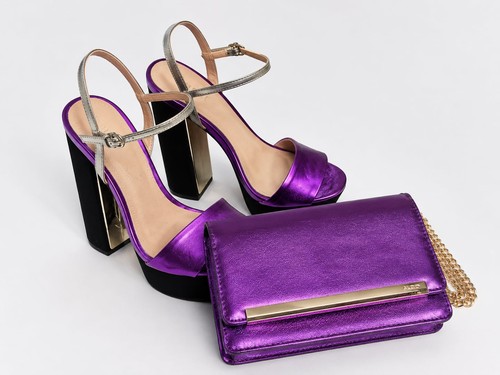 Aldo metallic purple ankle - aldo,