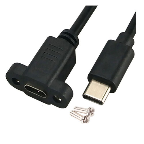 Usb male female - female, panel