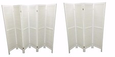 WOODEN SLAT ROOM DIVIDER HOME