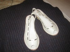 Ladies shoes ‘ aeros mel ‘ – size 4 ( EU 37 ) – white – good condition