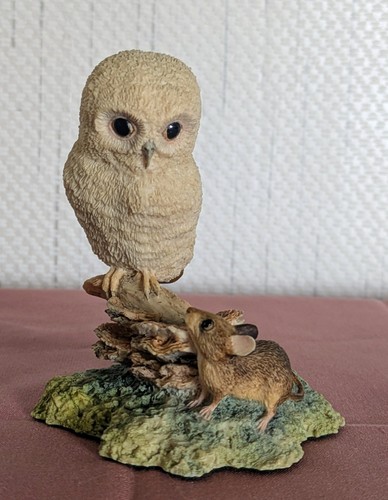 Border fine arts owl mouse - border,