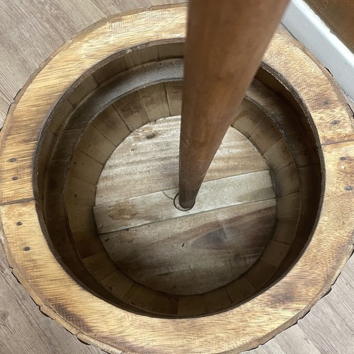 Beer barrel table - beer, parasol