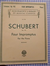 Schubert - Four Impromptus -
