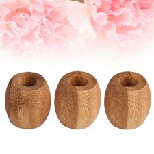 3pcs Wooden Toothbrush Holder