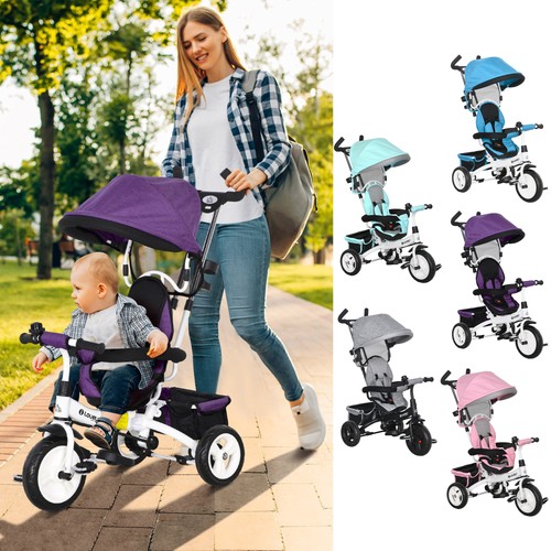 Kids trike push bike w - in,