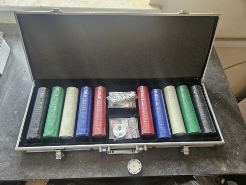Poker chip set - chip,