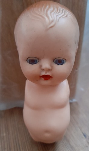 Vintage hard plastic doll - hard,