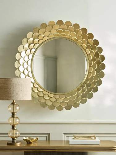 Layered crescent mirror - layered,