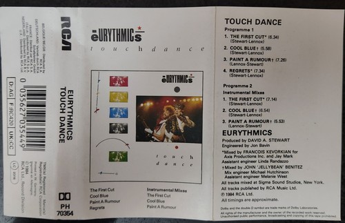 Eurythmics touch dance audio - eurythmics,