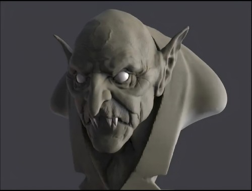 Vampire bust - vampire,