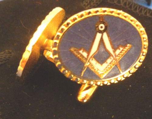New masonic cuff links - cuff, square
