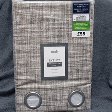 Dunelm Eyelet Lined Curtains