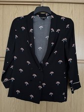Topshop Black Floral Print