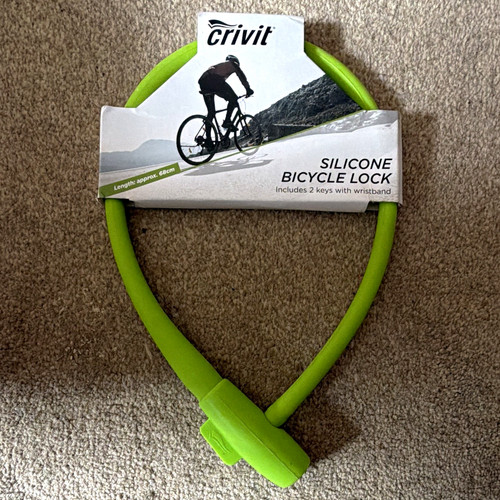 Silicone bicycle lock - silicone, 68cm
