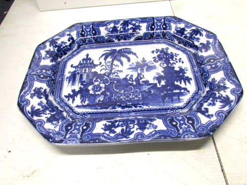 Flow blue transferware - flow,