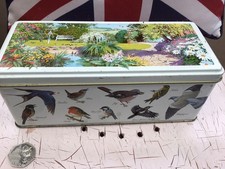 Vintage Cabury’s Fingers Garden Birds Tin Empty