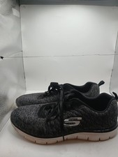 Black And Gray sketchers Size