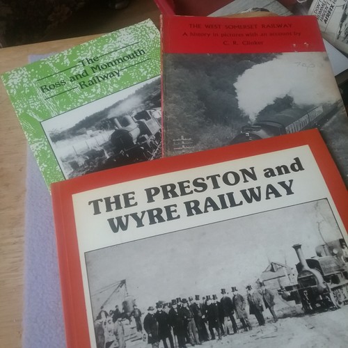 Three railway books - three,